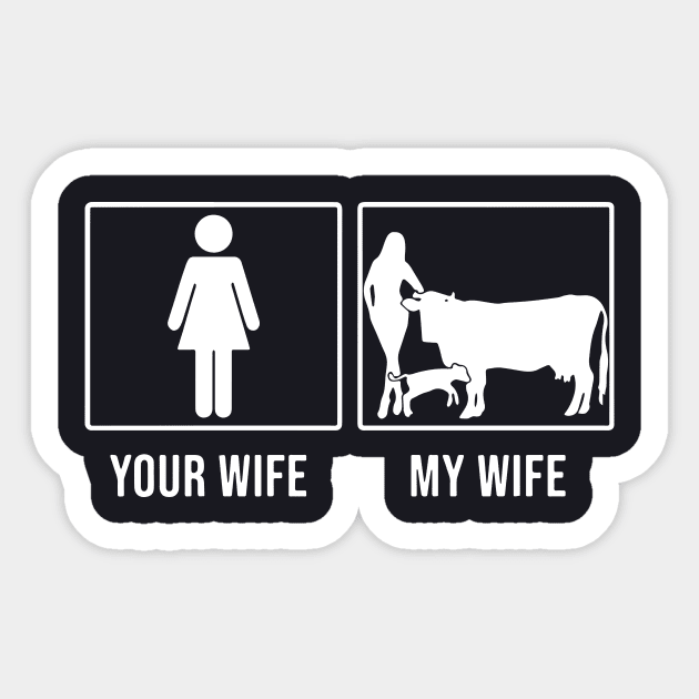 Your Wife My Wife Picture Women Wife Sticker by dieukieu81